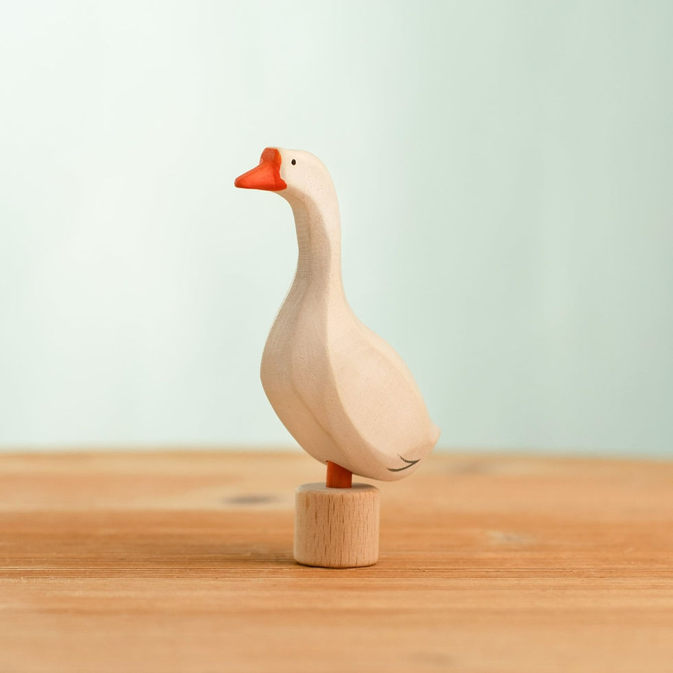 Bumbu Toys Wooden Festive Goose
