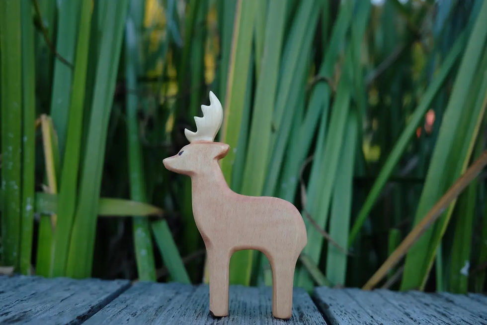 HolzWald Handmade Wooden Male Deer