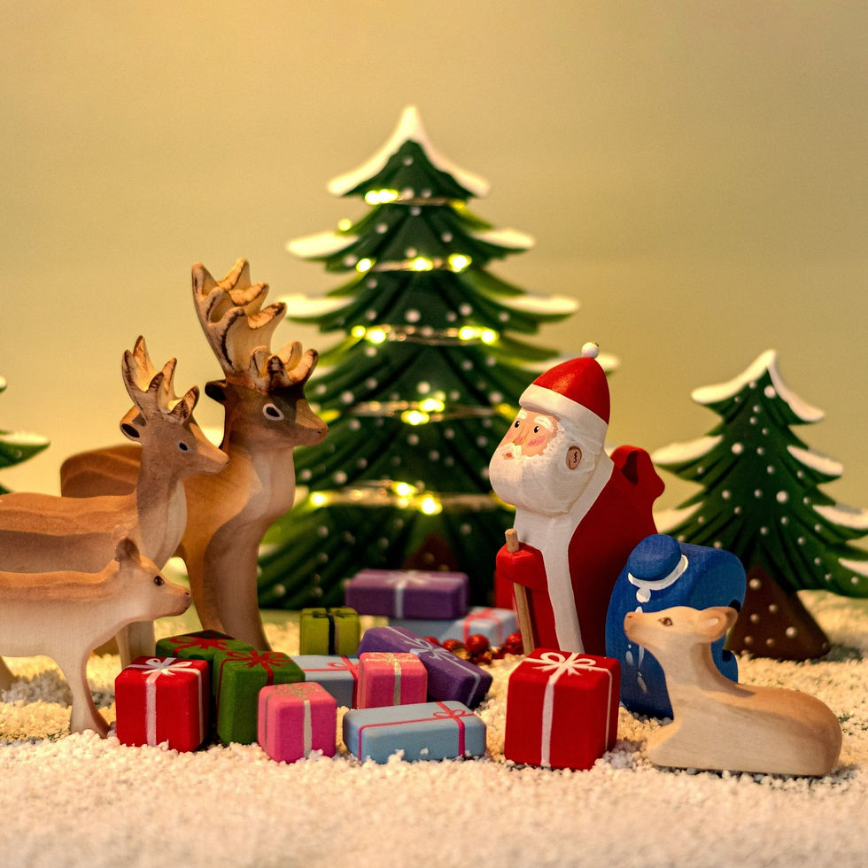 Thumbnail: Bumbu Toys Wooden Female Reindeer
