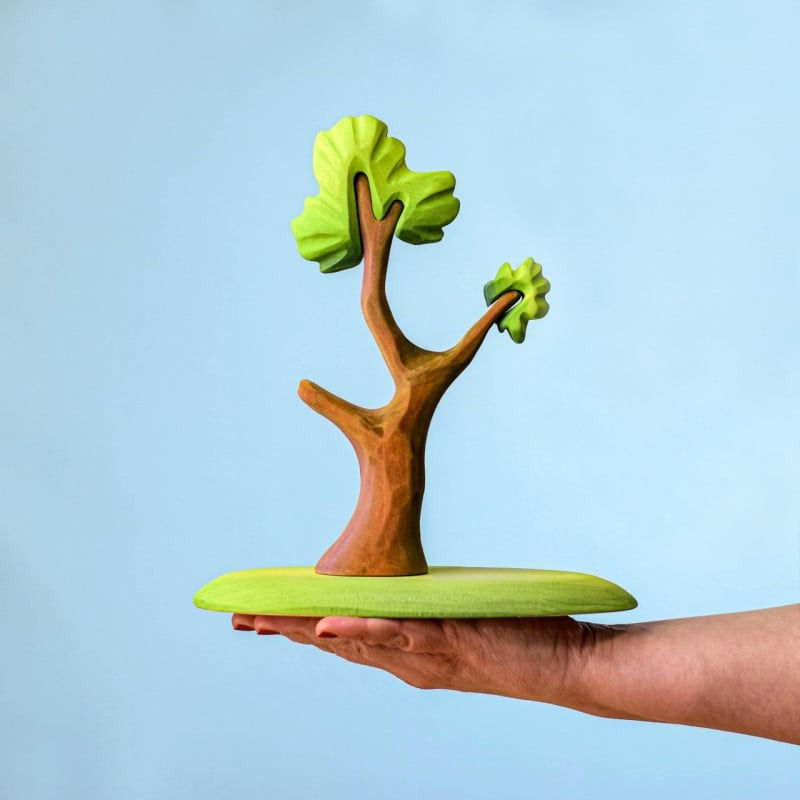 Thumbnail: Bumbu Toys Wooden Panda Tree