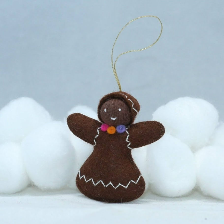 Thumbnail: Ambrosius-Eco Flower Fairies Christmas Gingerbread and Cookies Felt Doll