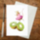 Mhairi Hellbrandt Kiwi Mouse Greeting Card