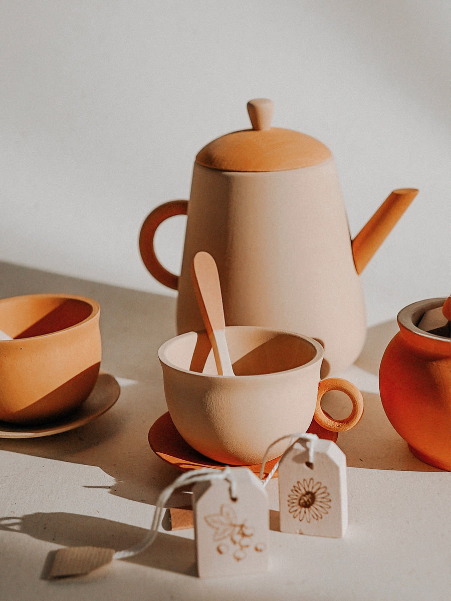 Thumbnail: SABO concept Wooden Tea Set-Citrus