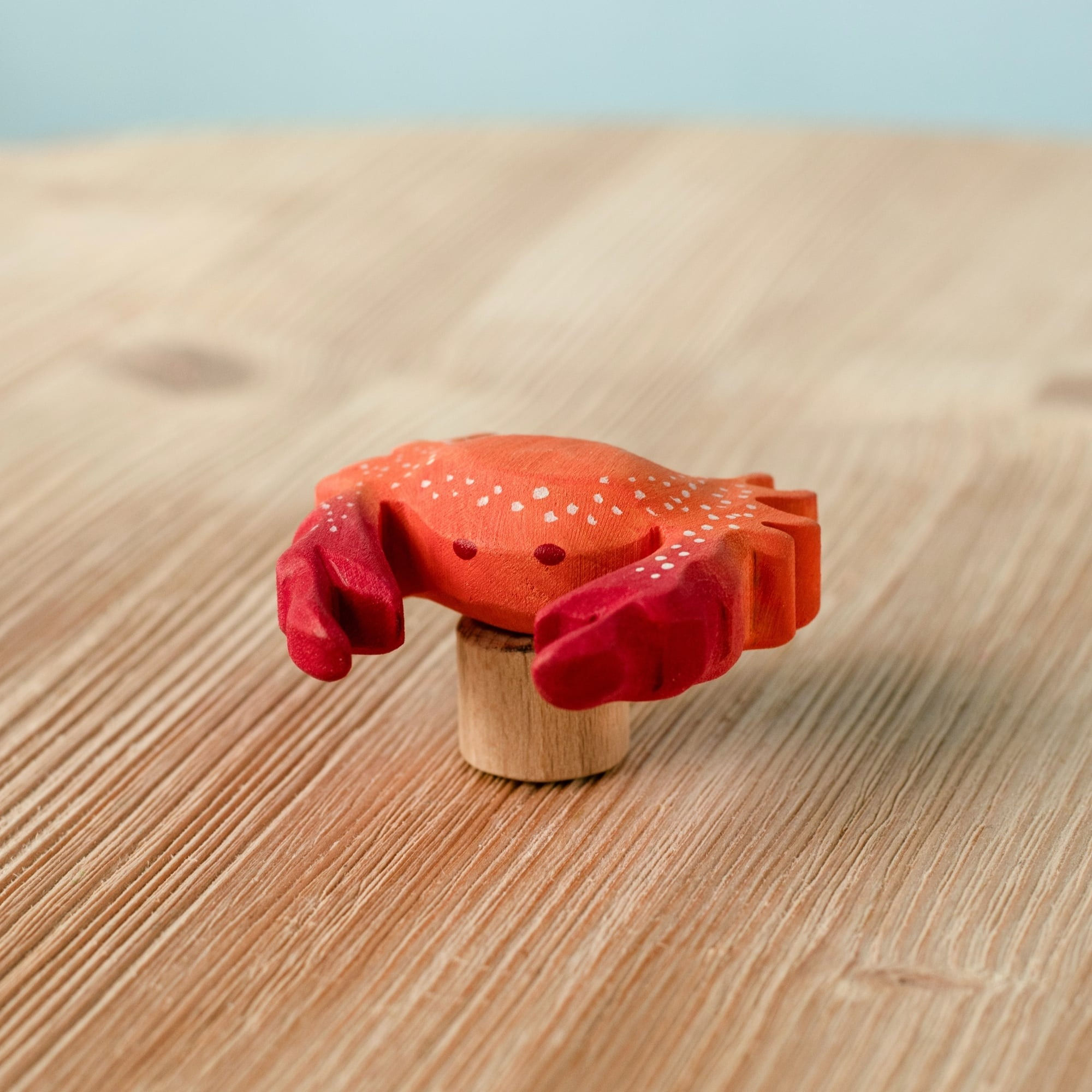 Bumbu Toys Wooden Crab for Celebration Rings & Waldorf Play
