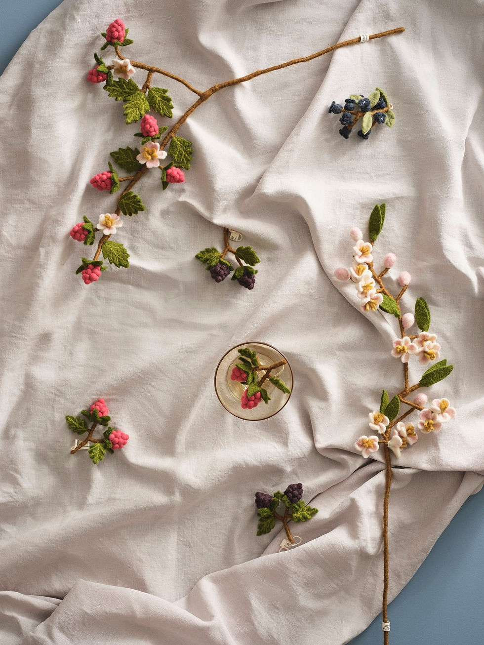Thumbnail: Gry & Sif Felt Blackberry Ornament