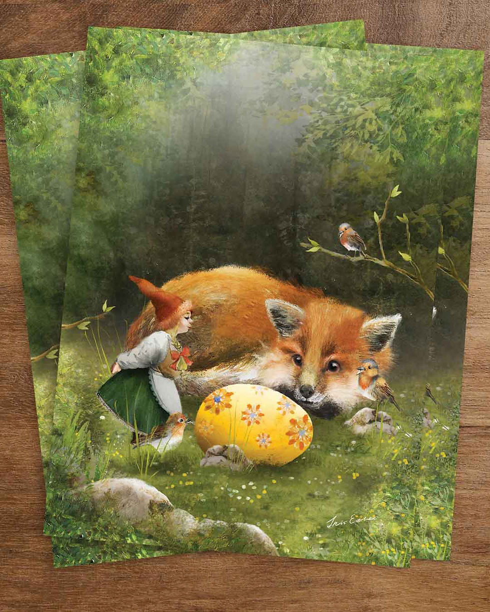 Iris Esther Postcard-Surprise Egg