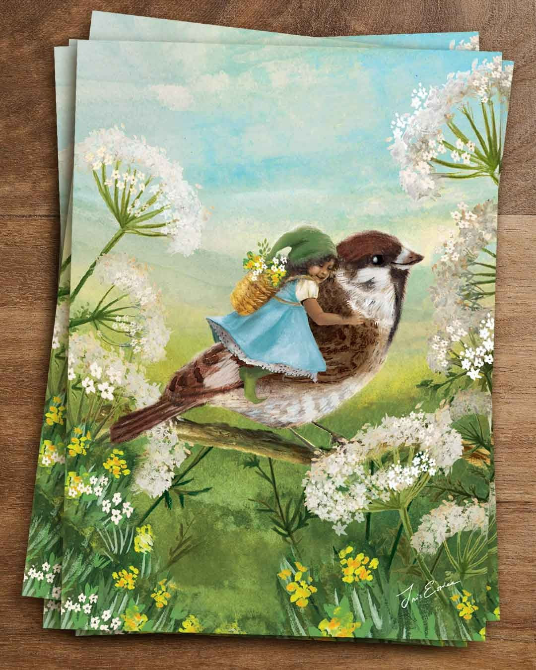 Iris Esther Postcard - Tiny Travels