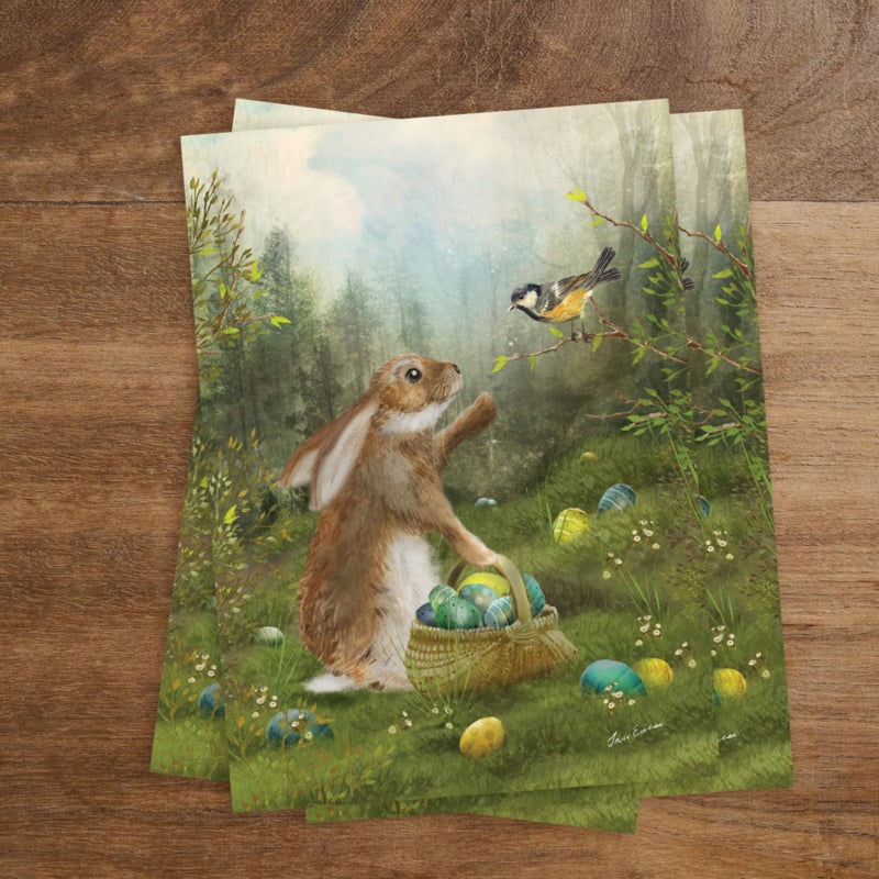 Iris Esther Postcard-Hello Little Friend