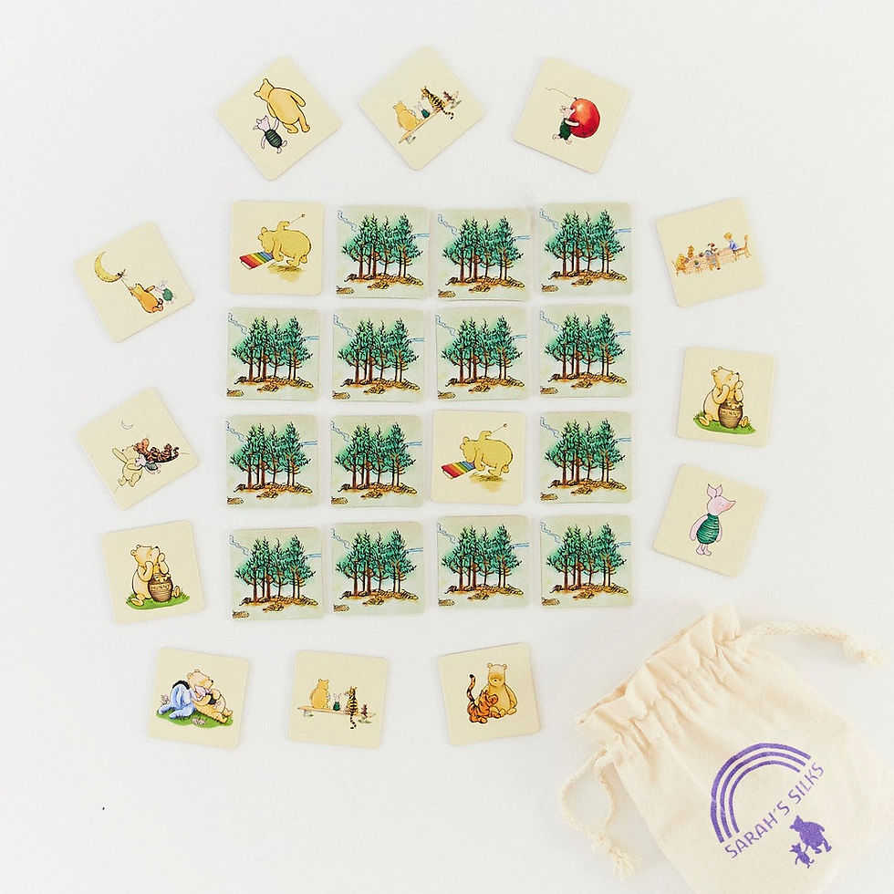 Winnie the Pooh Memory Game by Sarah's Silks
