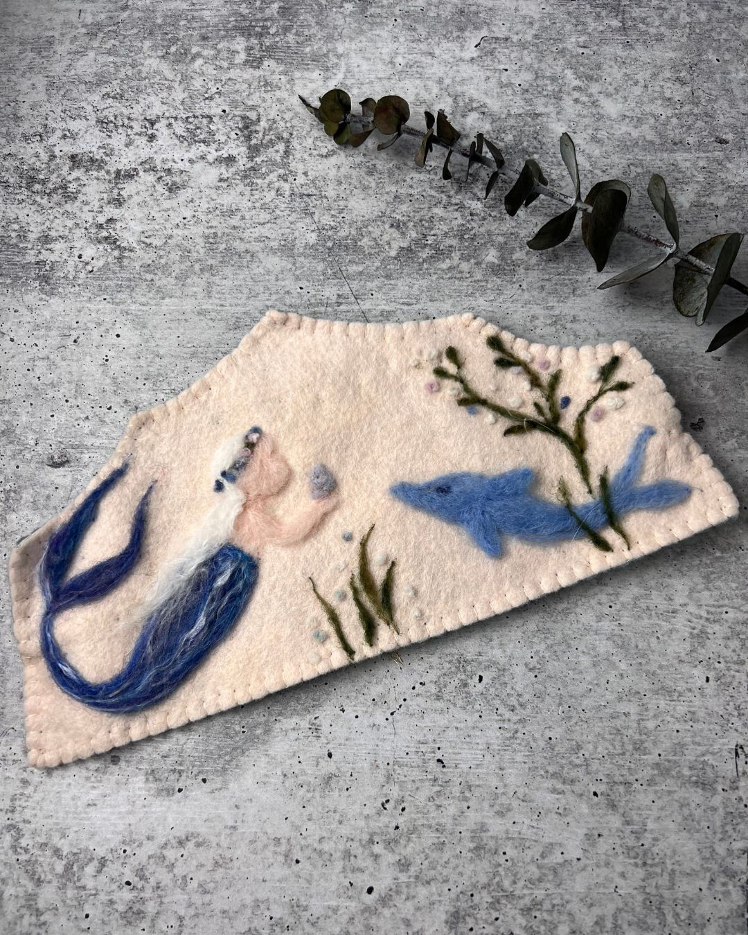 Waldorf Birthday and Celebration Crown, Mermaid and Dolphin