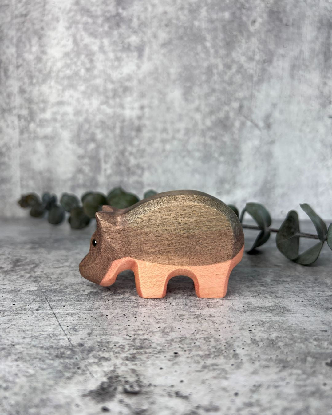 HolzWald Handmade Wooden Baby Hippo