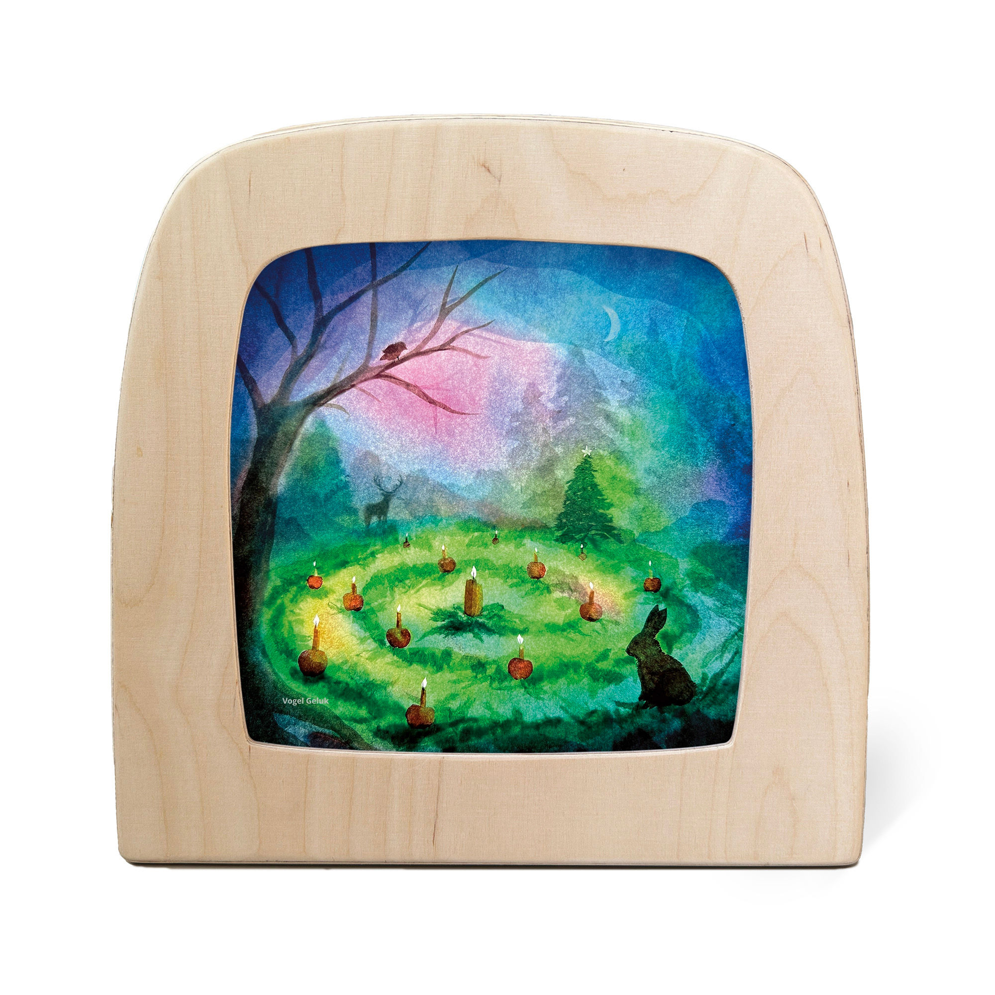 Toverlux Magic Lamp Silhouette – Advent Garden by Vogel Geluk