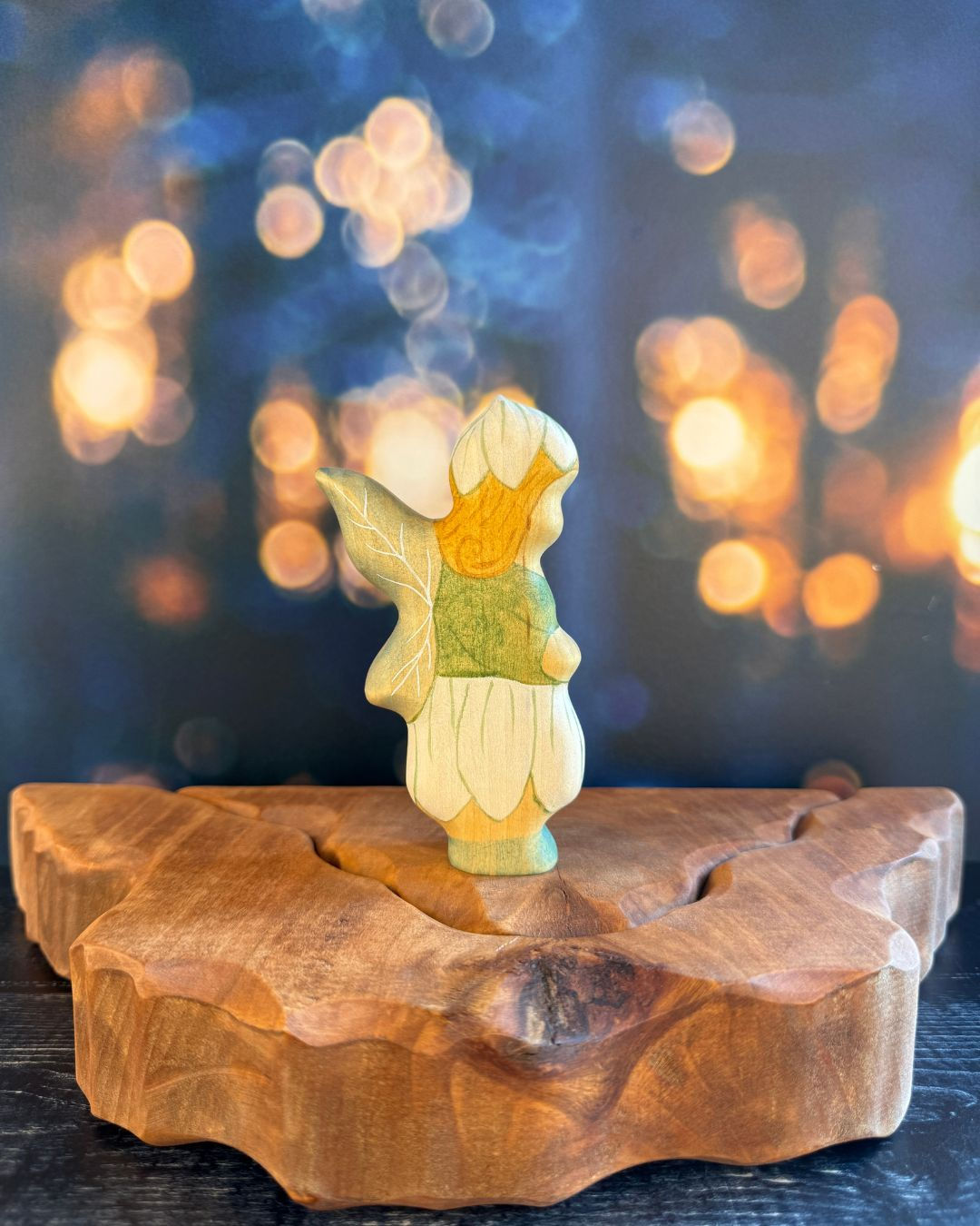 Diofa Muhely Handmade Wooden Snowdrop Fairy