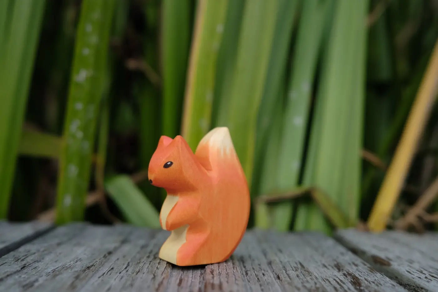 HolzWald Handmade Wooden Squirrel Figurine-Small