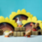 Thumbnail: BumbuToys' wooden duck toy, with its curious gaze and vibrant detailing, brings a touch of the barnyard to playtime.
