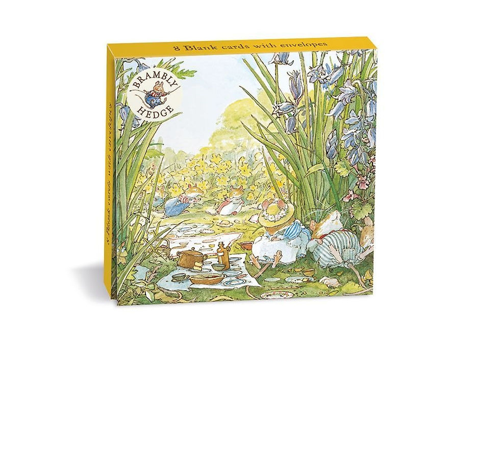 Snoozing Under The Bluebells Mini Notecard Wallet