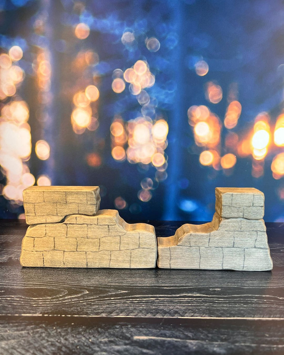 Thumbnail: Diofa Muhely Small Wooden Rock Wall Set