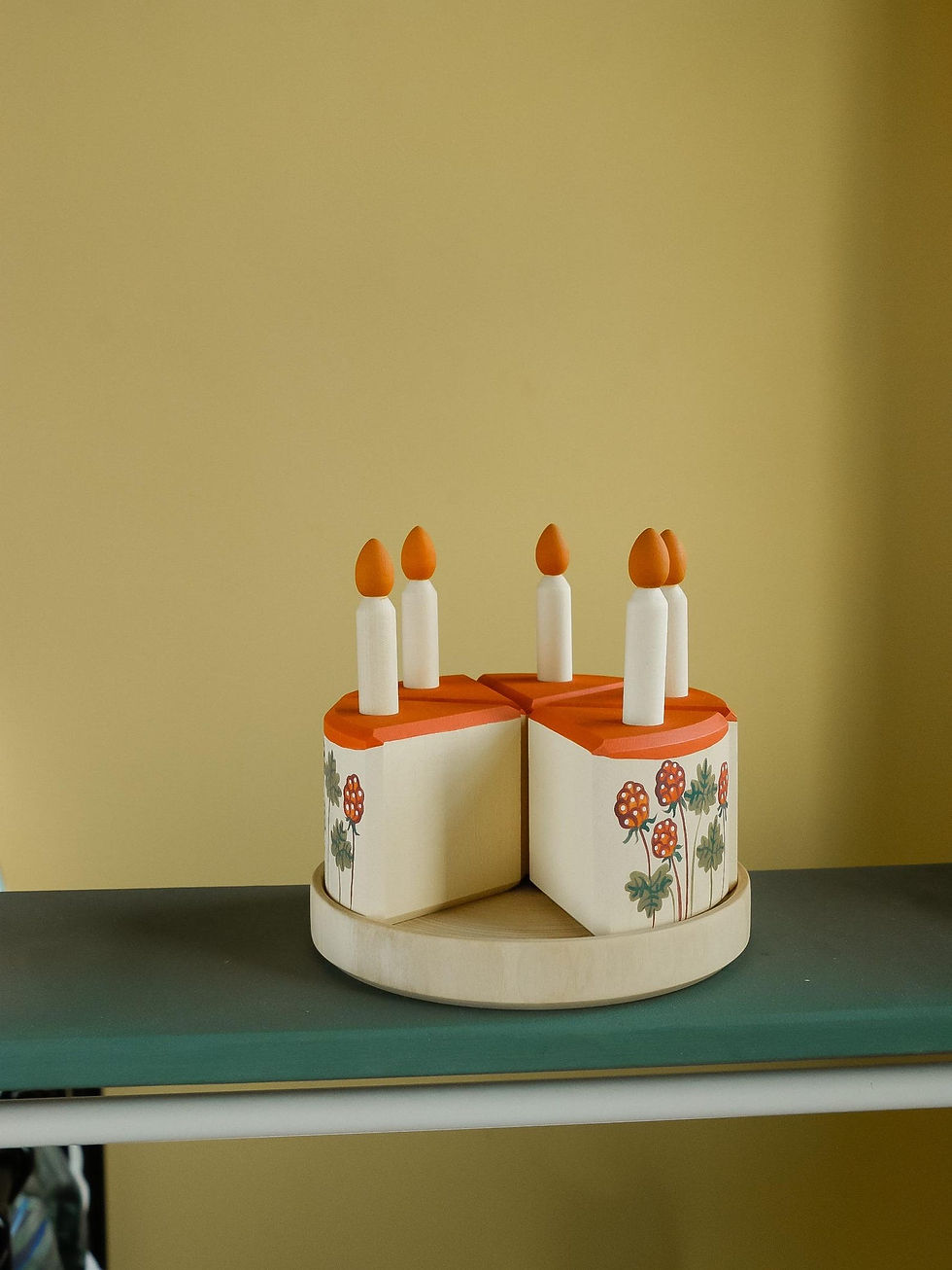Wooden Birthday Cake-Cloudberry by Vera & The Neva