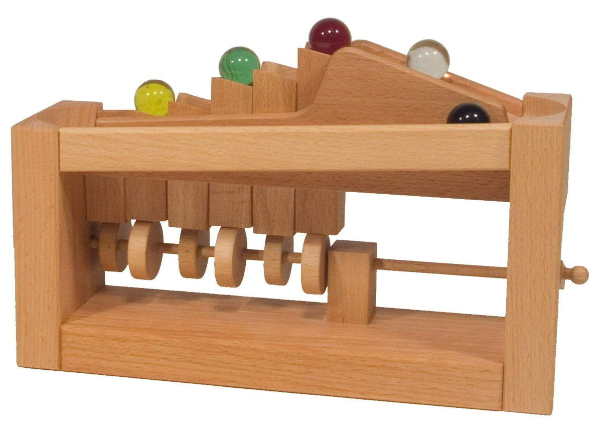 Fagus Wooden Moving Staircase Marble Run Toy (Dieters)
