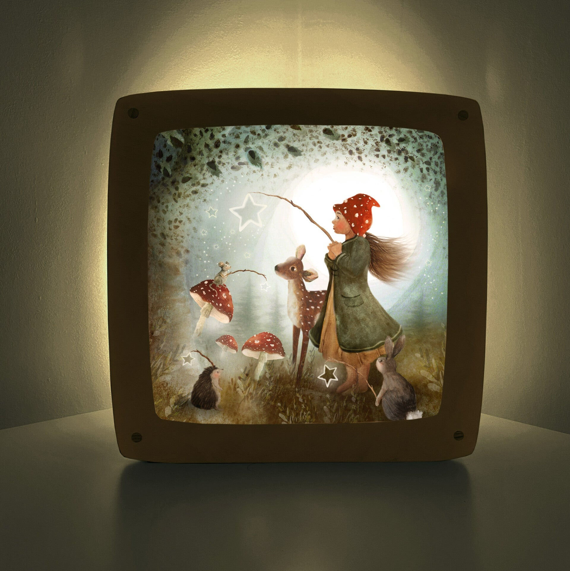 Bijdehansje Magic Lamp (Toverlux) Silhouette-Bright Light Night