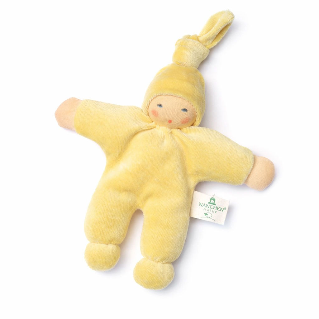 Nanchen Natur Small Waldorf Doll, Pastel Yellow