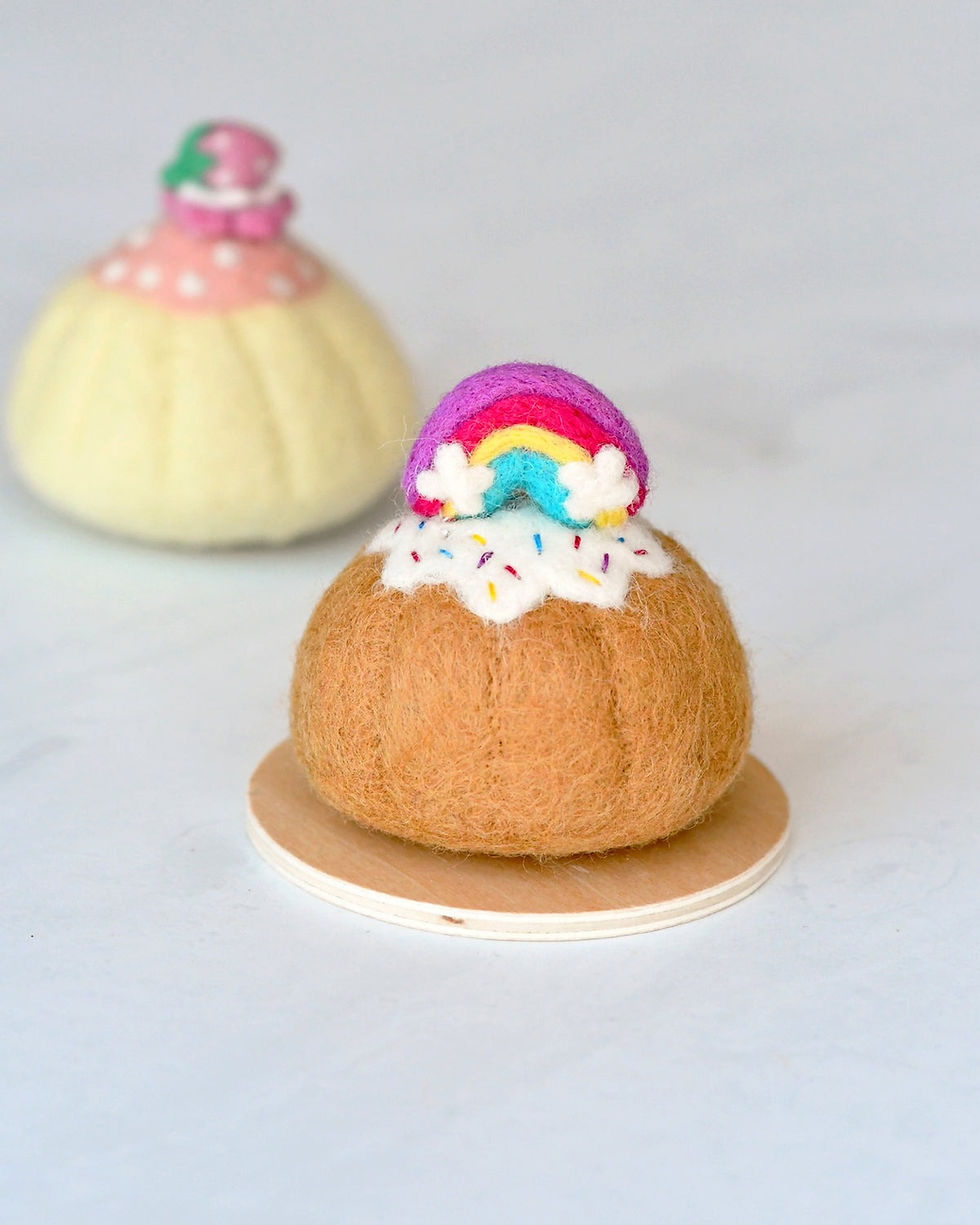Thumbnail: Tara Treasures Felt Rainbow Bundt Cake with Icing