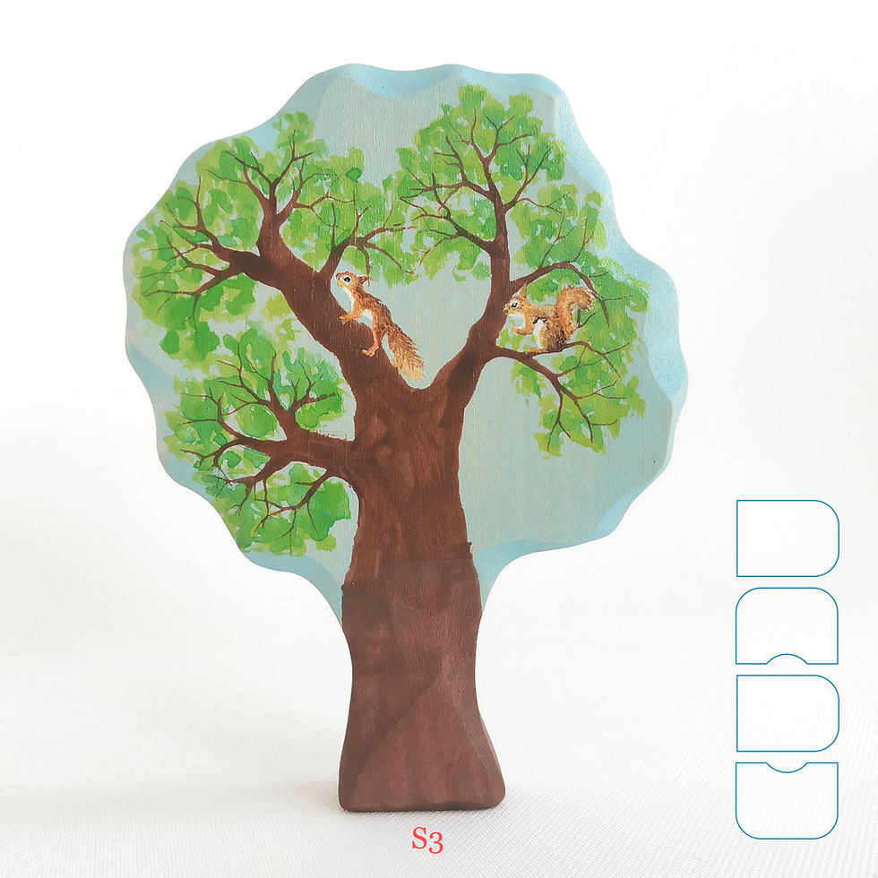Thumbnail: DADU Squirrels on Wooden Tree-Summer