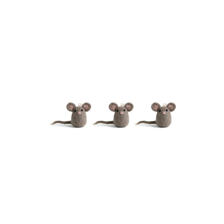 Gry & Sif Felt Mini Mouse - Set of 3