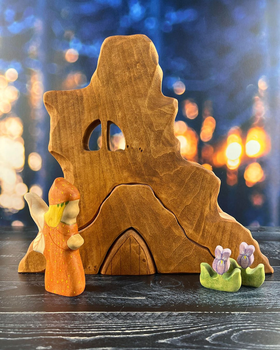 Diofa Muhely Handcrafted Wooden Big Trunk Set