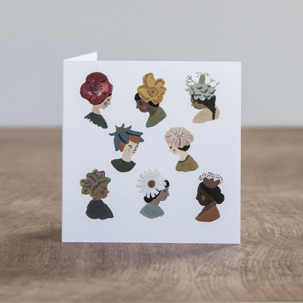 Gemma Koomen Card-Fine Flower Hats
