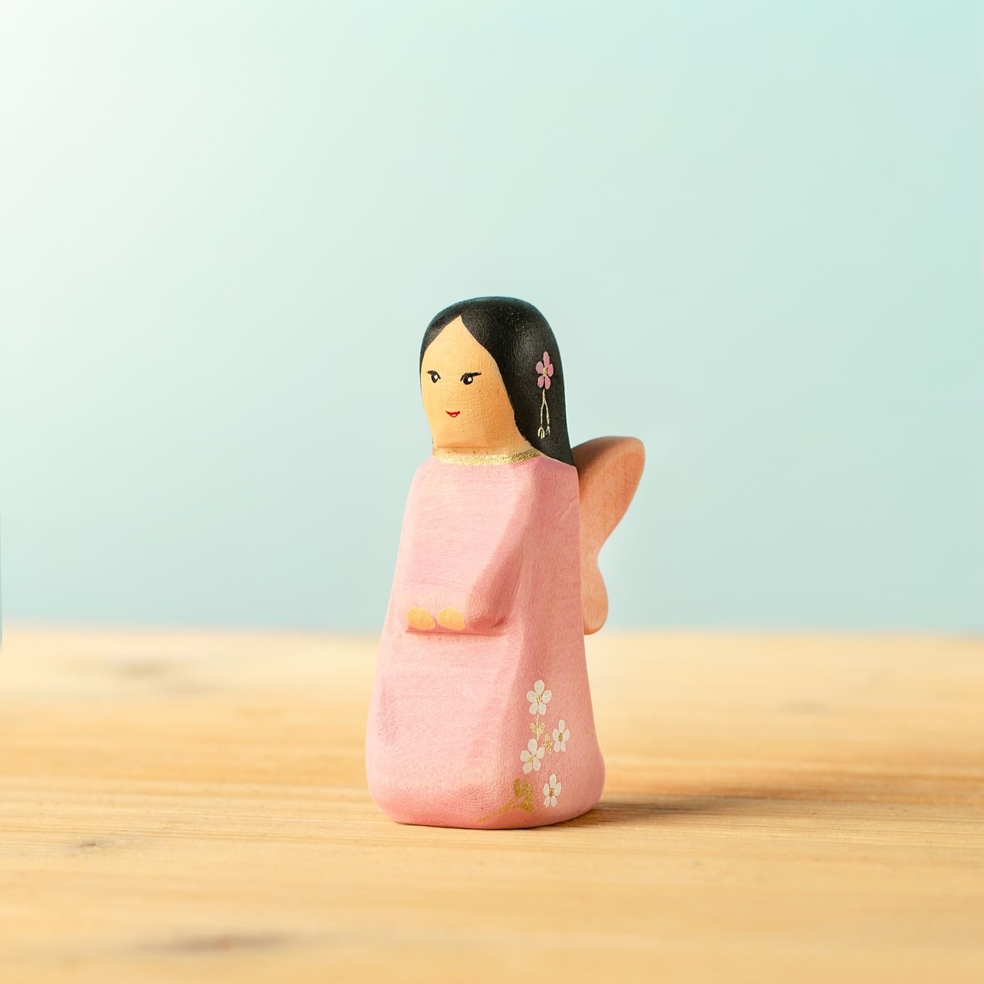 Bumbu Toys Wooden Cherry Fairy Figurine