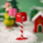 Thumbnail: Bumbu Toys Santa’s Mailbox displayed in snowy small world Christmas scene.