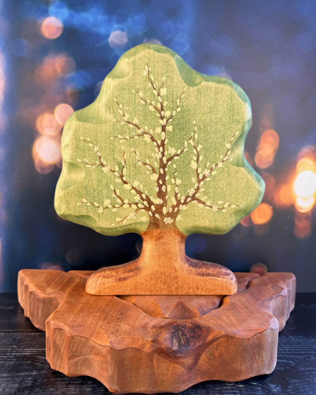 Diofa Muhely Handmade Wooden Blooming Oak Tree