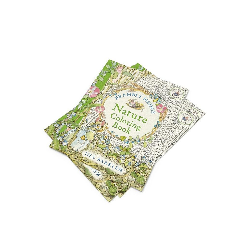 Thumbnail: Brambly Hedge: Nature Coloring Book illustrations by Jill Barklem