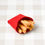 Thumbnail: Tara Treasures Felt Fries in a Red Felt Packet