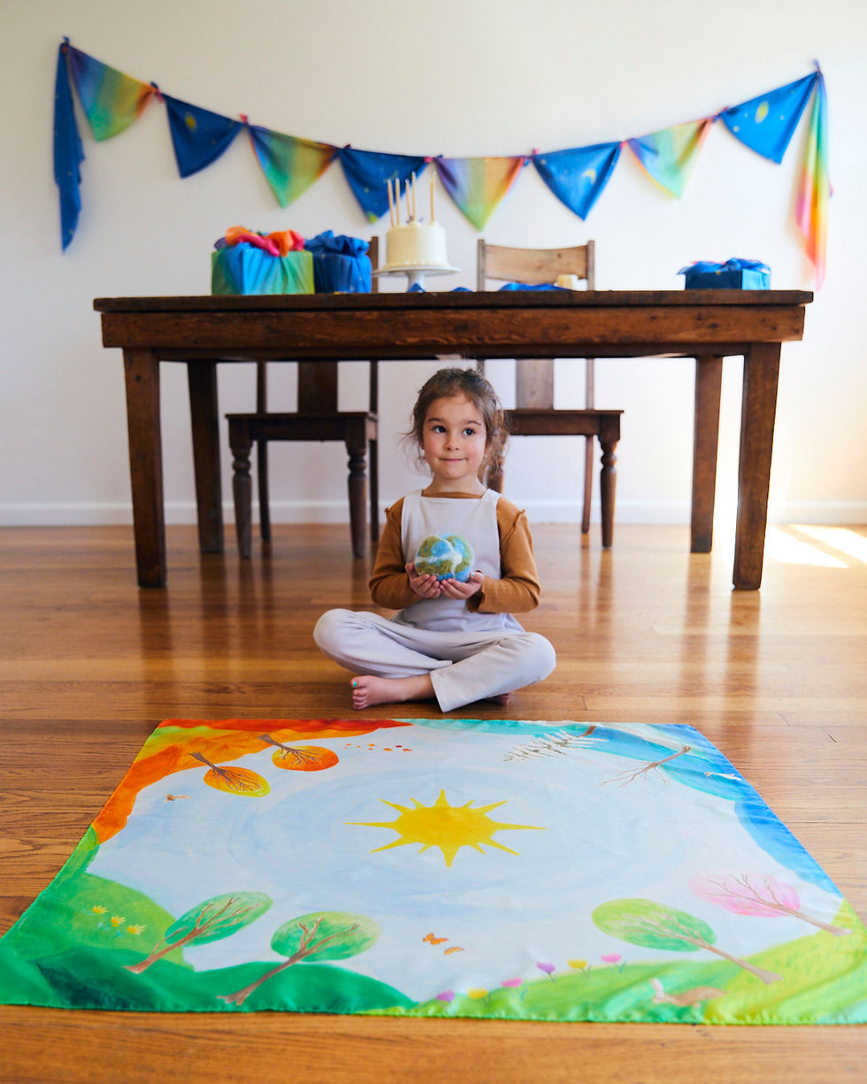 Thumbnail: Mini Around The Year Playsilk by Sarah's Silks