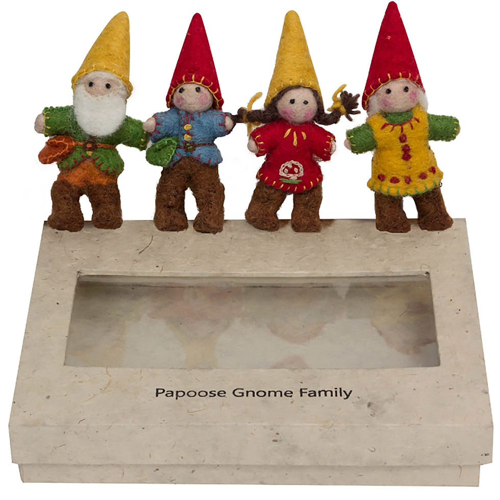 Thumbnail: Papoose Fairy World -Gnome Family (4 pcs)