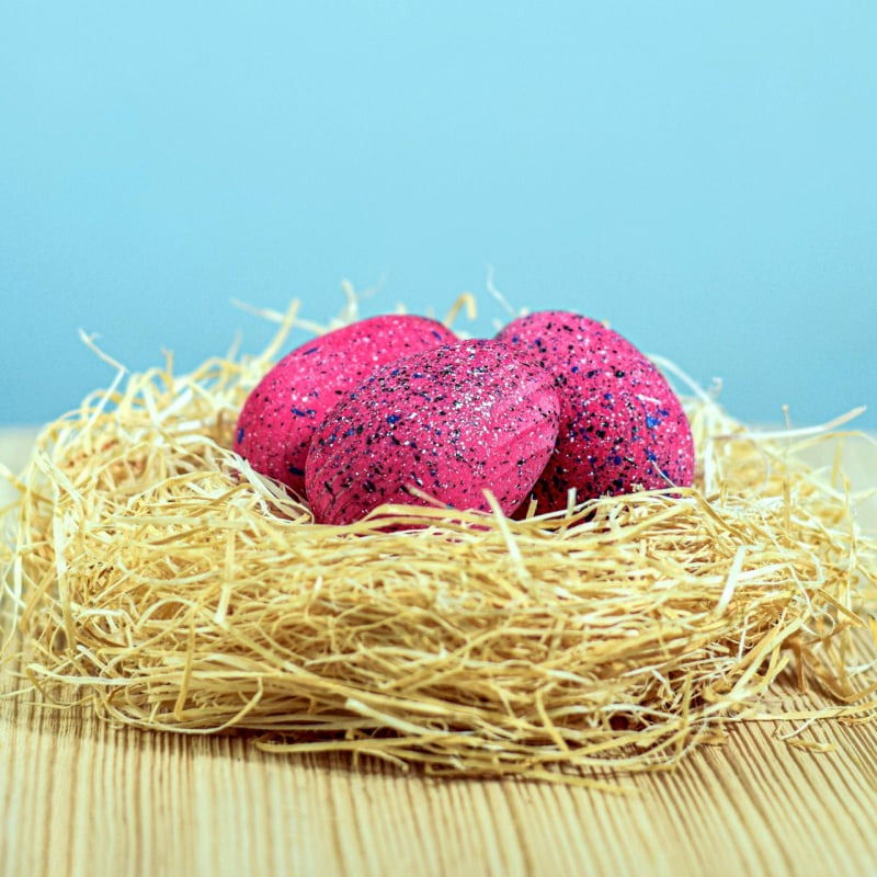 Thumbnail: Bumbu Toys Wooden Spinosaurus Dinosaur Egg Set