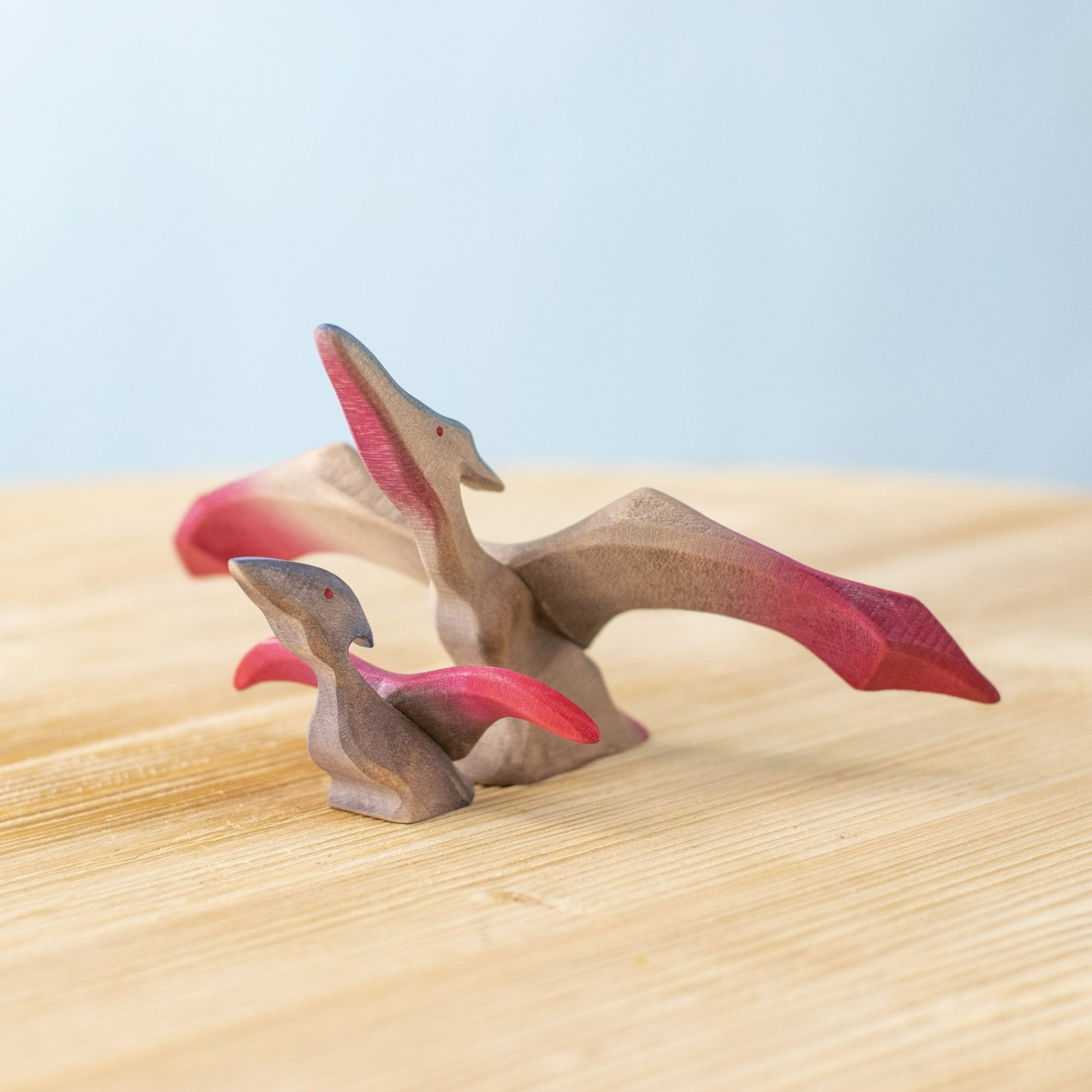 Bumbu Toys Handcrafted Wooden Pteranodon Set