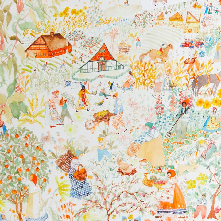 Sarah's Silks Farm Seek & Find Playsilk