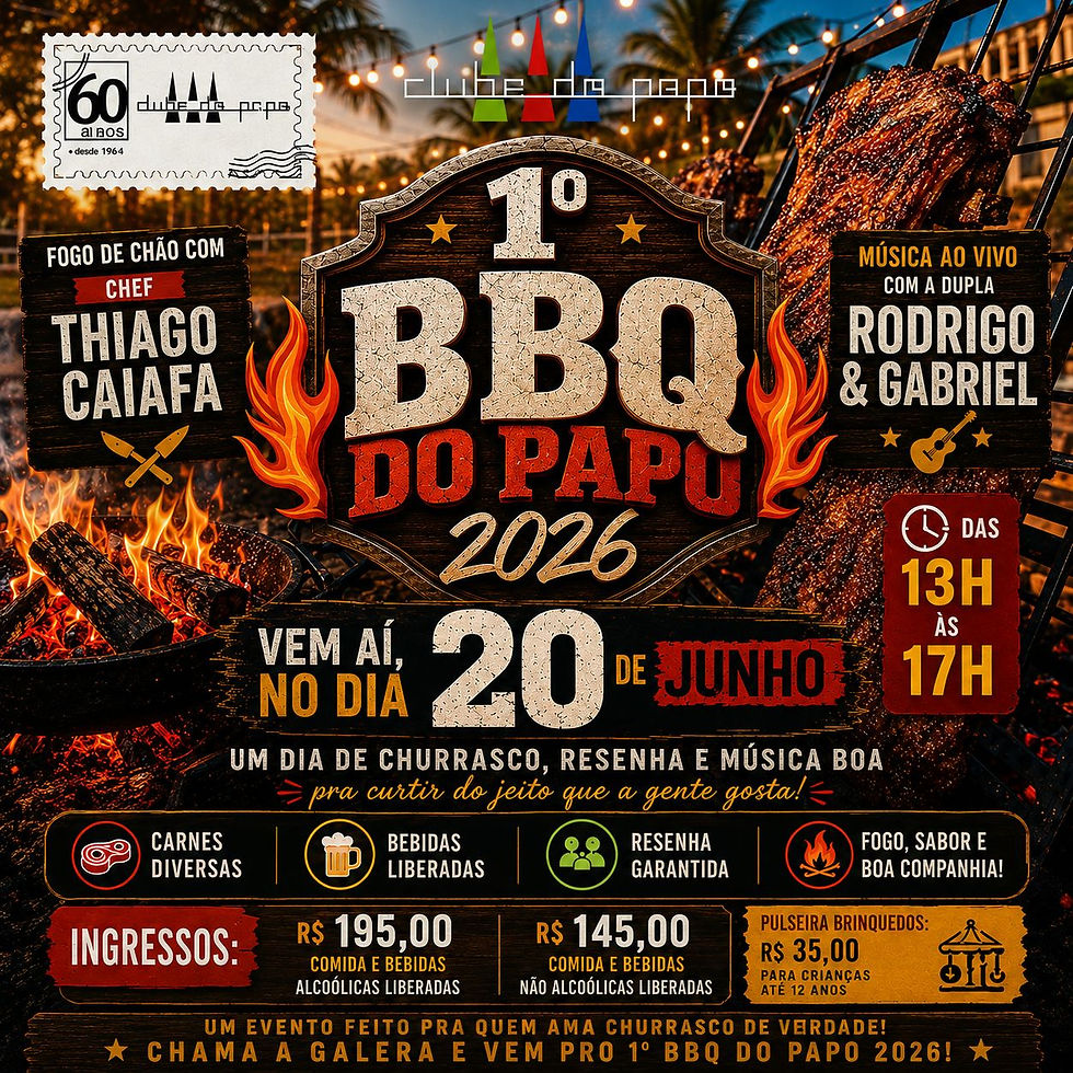 1° BBQ DO PAPO