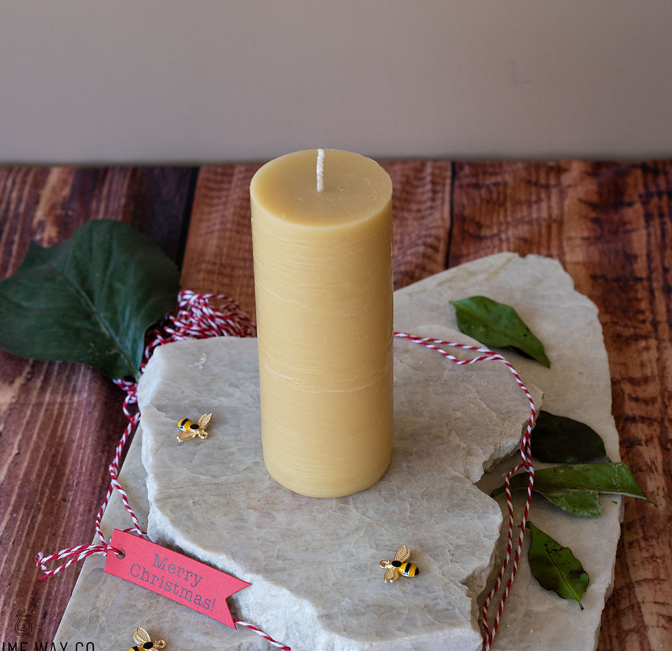 Beeswax Medium Pillar Candle