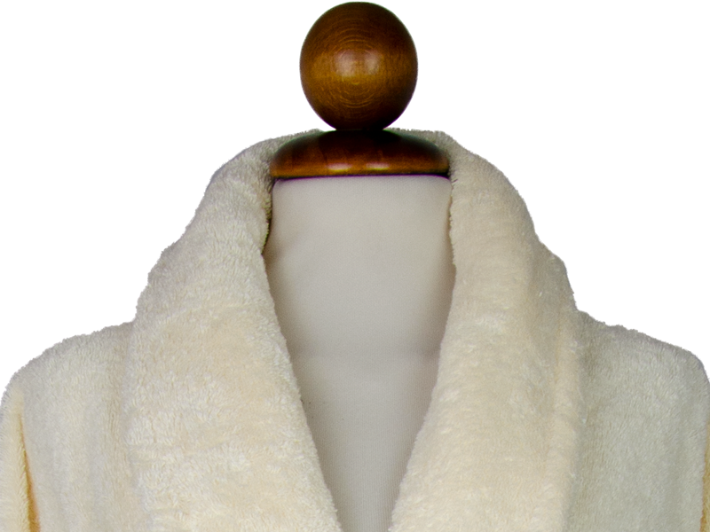 Miniatura: Accappatoio spugna 630gr/mq - Luxury sciallato o cappuccio