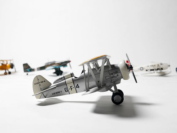 レトロなおもちゃの飛行機