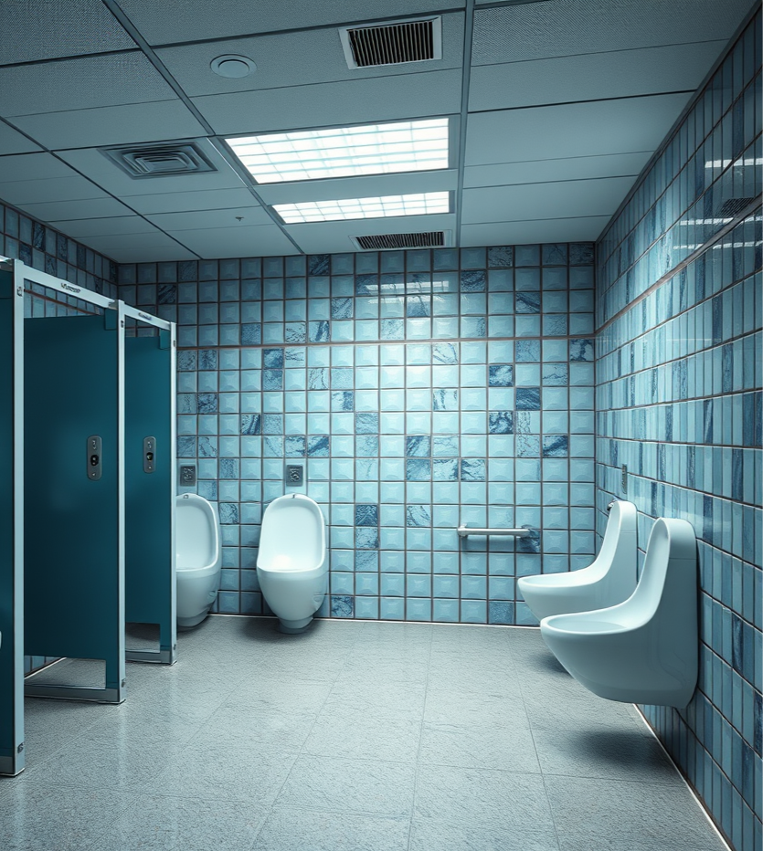 Public Washroom  with multiple urinated place Cleaning.png