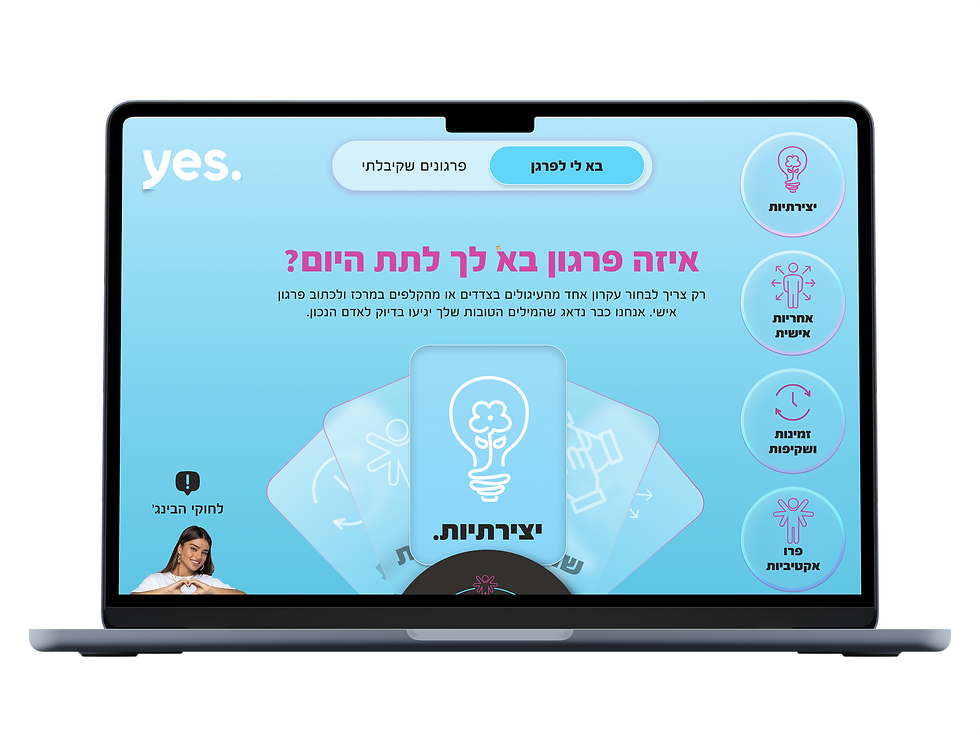 דסקטופ מסך משמתמש