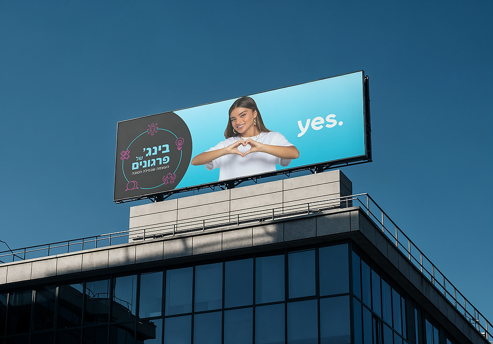 עיצוב שלט חוצות יס