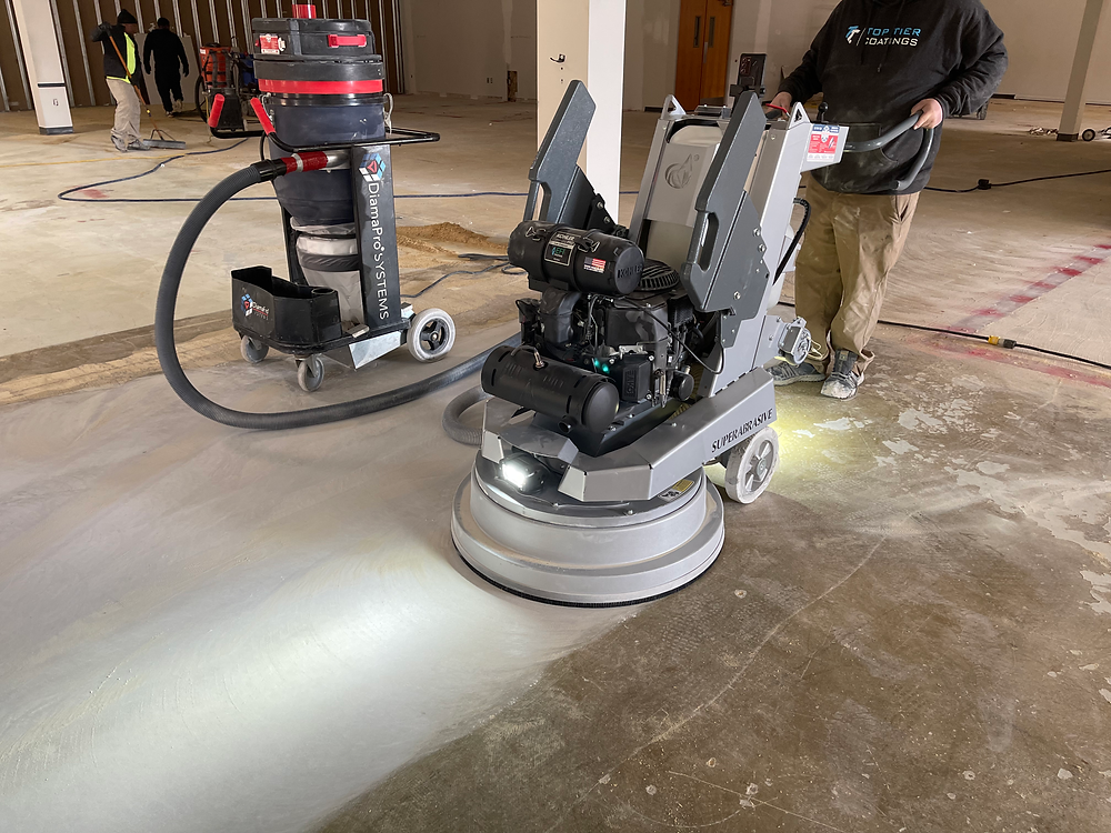 Why do we grind the surface before applying all floor coatings?