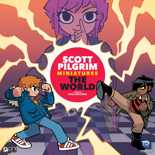 Scott Pilgrim Miniatures The World Board Game Box Art