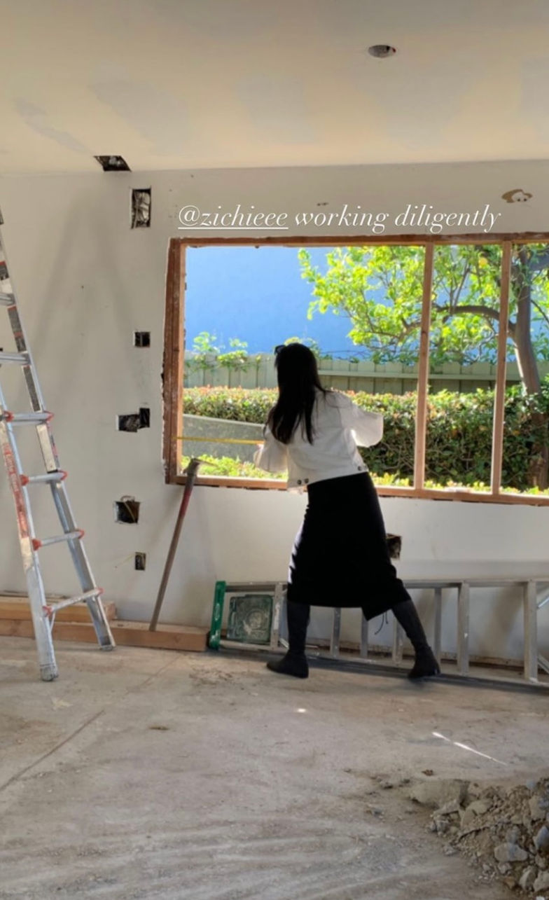 Interior-focused construction site in Sierra Madre showing design and build in progress.